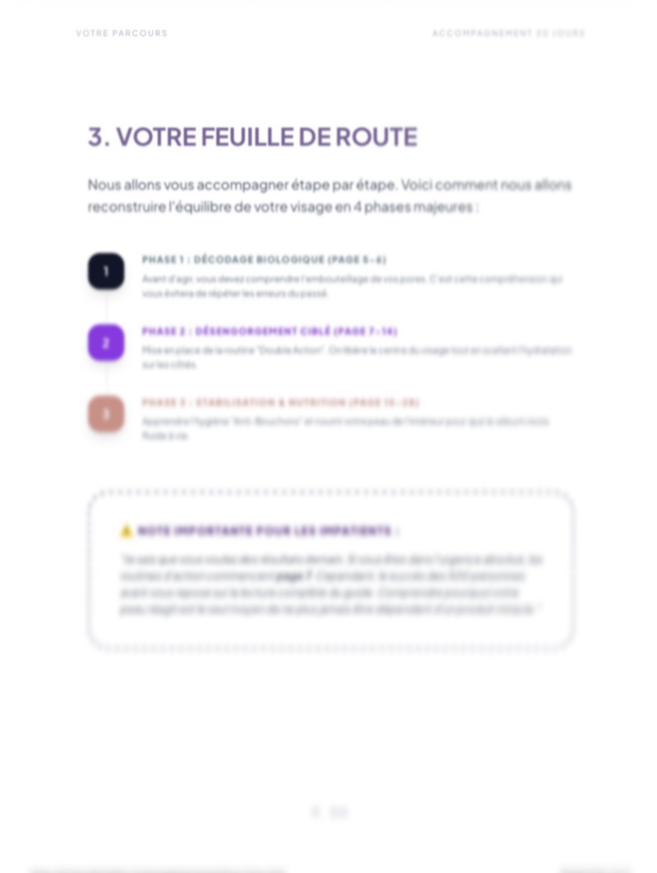 Feuille de route
